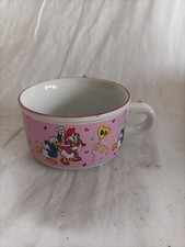 Bol Donald et Daisy DISNEY grande tasse rose céramique 12,5 cm ❤️
