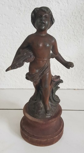 Ancienne sculpture enfant - ancienne, au