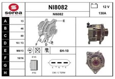 Alternateur SNRA NI8082 NISSAN