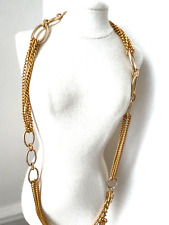 Ceinture ou Collier en chaîne doré Japon comme Neuf réglable 63-84cm