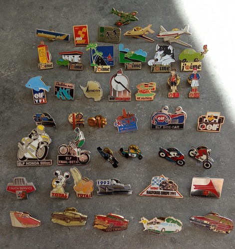 Lot pin sport monde auto - 42,