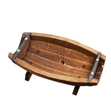  Jardinières rondes en bois