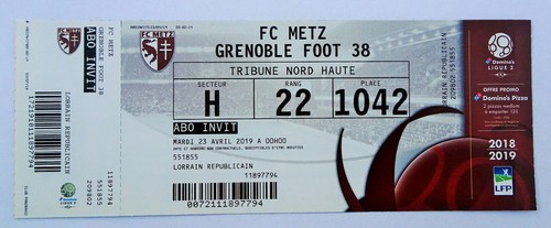 Billet match fc - du,