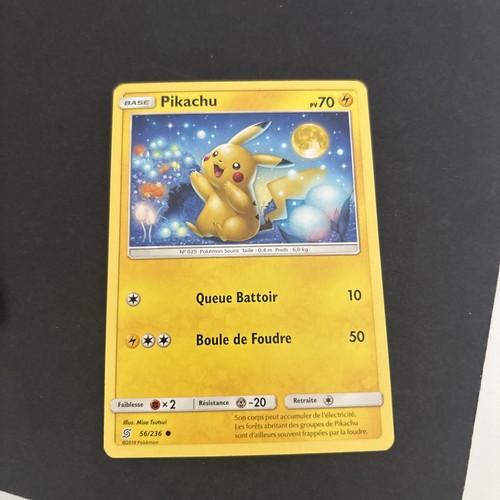 Carte pokémon pikachu 236 - carte, 56/236