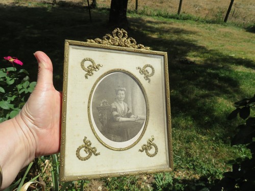 Ancien grand cadre photo - grand,
