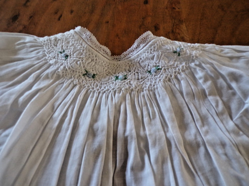 Linge ancien robe coton - linge,