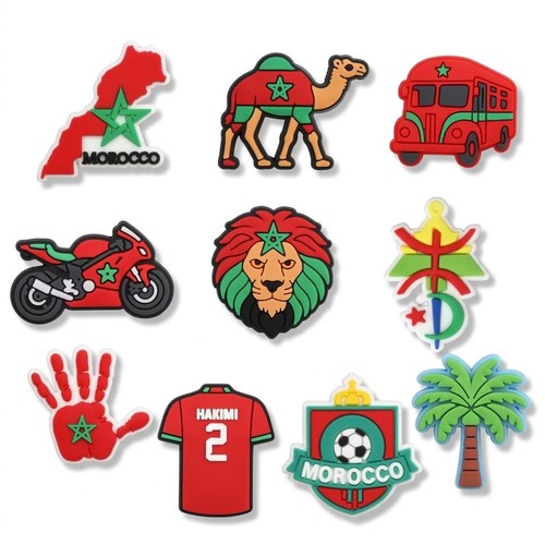 Lot pins breloques maroc - lot, 10