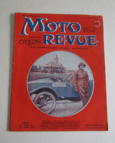 Moto revue 111 novembre - revue, n°111
