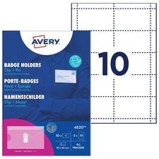 Porte-badges Combi Pince et