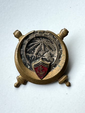INSIGNE - RACT ARTILLERIE COLONIALE TUNISIE - DOS LISSE DRAGO PARIS
