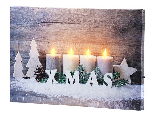 Tableau lumineux bougies - tableau,
