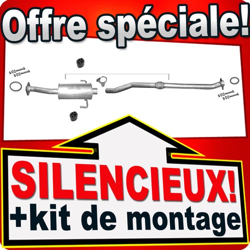 Silencieux intermédiaire pour - silencieux,