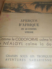 livre sur l'Afrique chasses sous les tropiques aventures sahariennes  ( ref 3 )