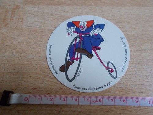 Autocollant journal bozo - de,