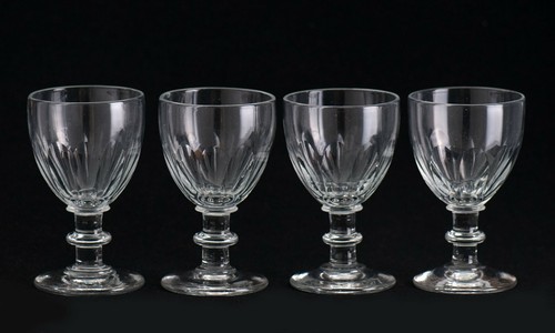 Verres cristal à cotes - en,
