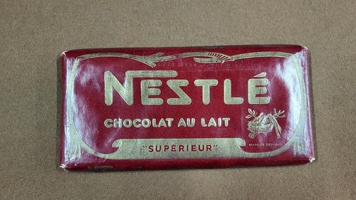 Ancienne plaquette chocolat - plaquette,