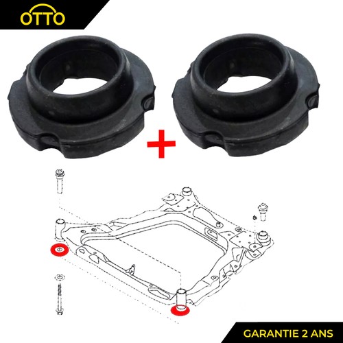 Silent bloc berceau moteur - 2x,