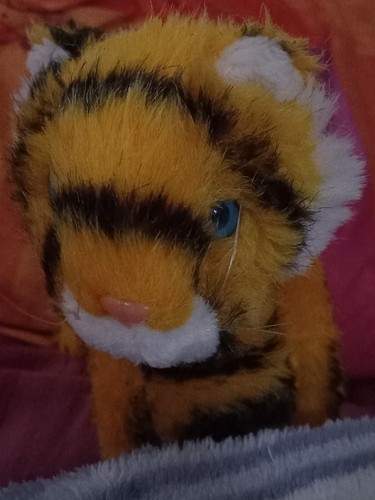 Peluche tigre orange noir et - tigre,