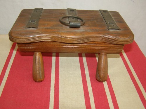 Ancien coffre bijoux en - coffre,