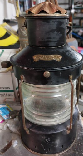Ancienne lanterne cuivre - ancienne, en