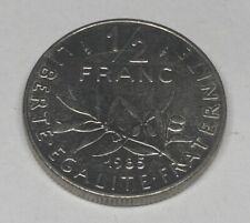 1/2 Franc Semeuse Nickel 1985 Monnaie Française En Achat Unitaire