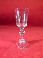 ANCIEN JOLIE VERRE EN VERRE SOUFFLE BULLE EPOQUE XVIII ème