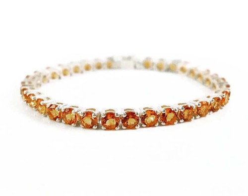 Rond tennis citrine - mm,