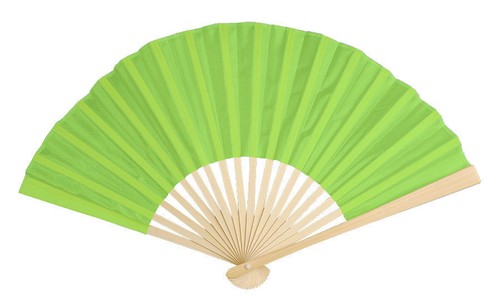 Eventail 21x34cm bois bambou - eventail,