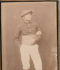 DEDICACE BERET TARTE CROIX CHASSEUR ALPIN UNIFORME MILITAIRE SOLDAT CDV 10 X 6 c