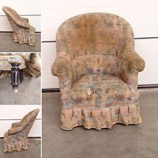 Grand model de fauteuil crapaud / Fauteuil Napoléon III/ Chaise / Console