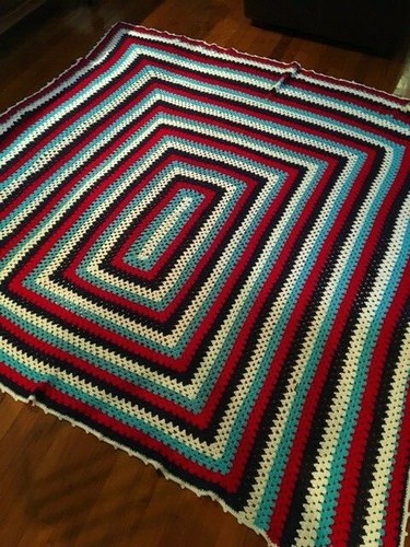 Handmade crochet granny - handmade, square