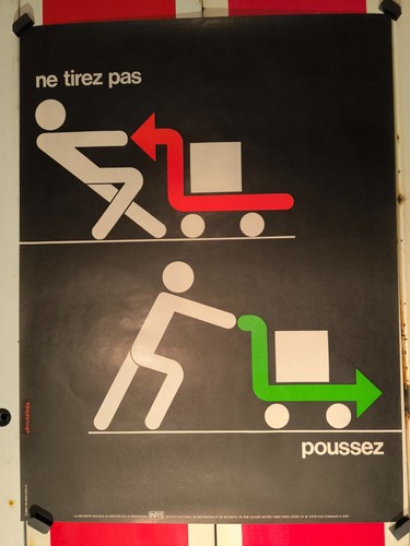 Affiche ancienne originale - affiche,