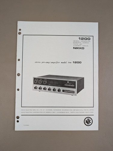 Nikko trm 1200 stereo - trm-1200,