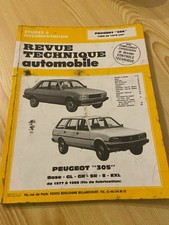Revue technique automobile Peugeot 305 1290 ET 1472 CM3