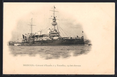 Cpa cuirassé escadre - cuirassé, d´escadre