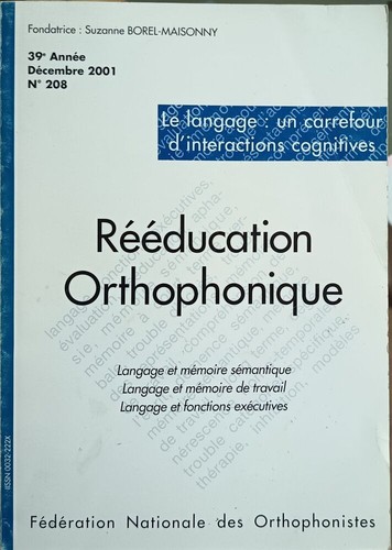 Rééducation orthophonique