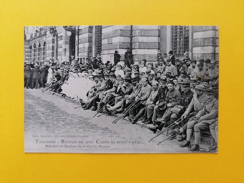 Cpa toulouse 1919 mutilés - cpa,