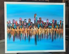 VENDU Tableau new york acrylique sur toile