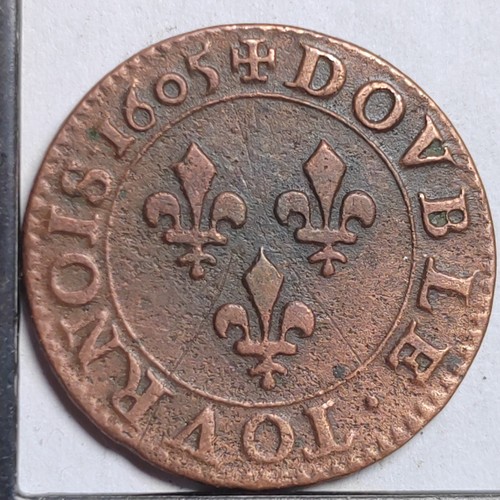 Double tournois 1605 - 1605, a