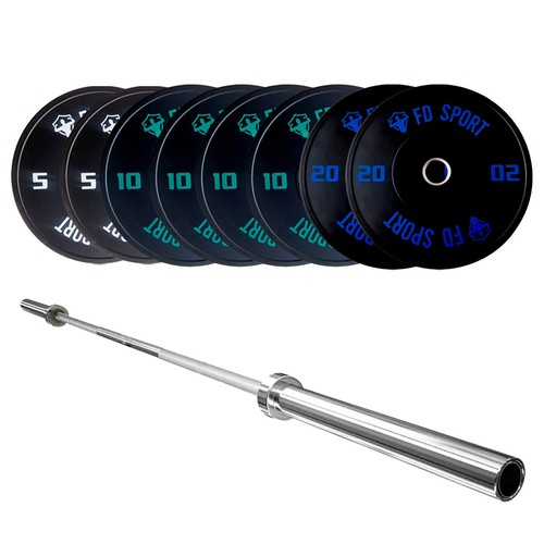 Kit barbell olympique 220cm - kit,