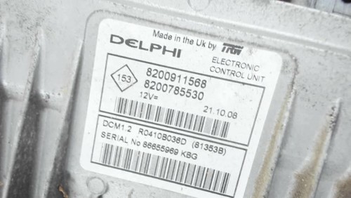 Calculateur moteur dacia - calculateur,