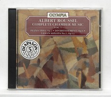 STEGENGA, ROERADE, DE LANGE... ⸺ ROUSSEL chamber music vol.1 ⸺ OLYMPIA CD NM