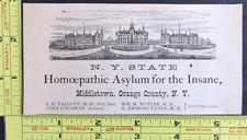 RARE Vtg 1878 Ad New York