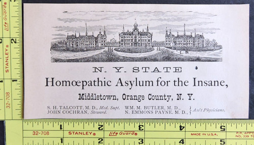 Rare vtg 1878 new - ad, york