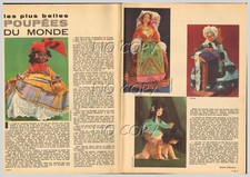 1962 DOCUMENT LES POUPéES du MONDE  2 pages