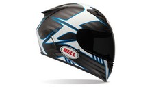 Bell Casque de Moto Casque Bell Étoile Pinned Bleu Noir Léger