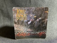 CARTE SEIGNEUR DES ANNEAUX EDITION ANCIENNE 3D EFFET ARMEE DU MORDOR ORCS SDA