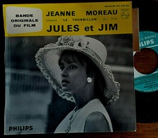 EP B.O Film JULES ET JIM J. Moreau LE TOURBILLON  Mus. DELERUE EXC Chapeau