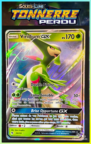 Carte pokémon viridium - pokémon, gx