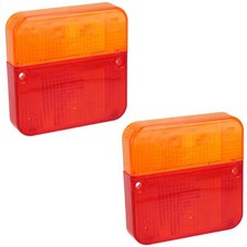 Panneau d'éclairage de lentille de remplacement pour feux de remorque PAIRE T...